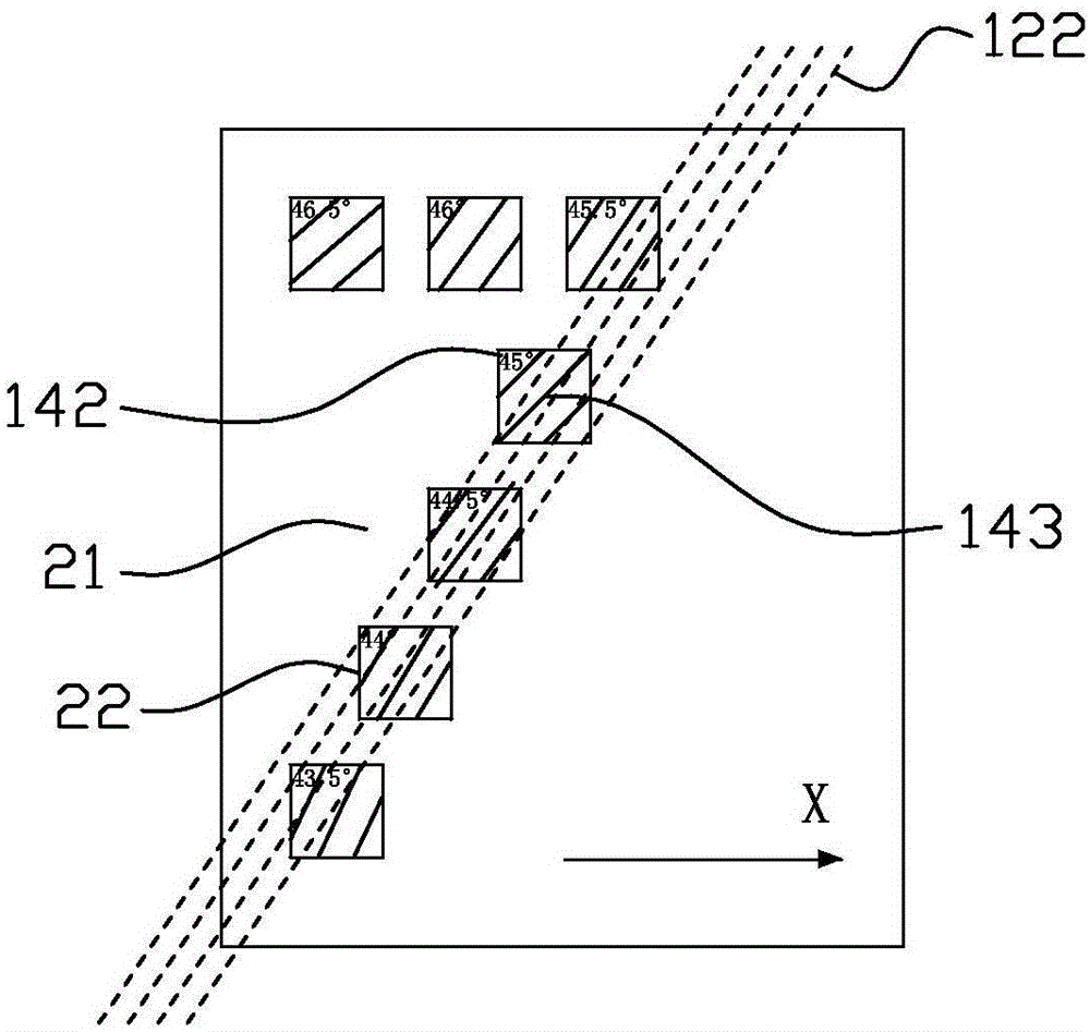 Alignment angle detection apparatus and detection method