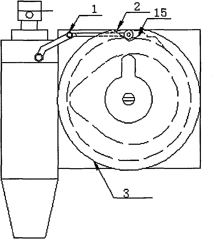 Mechanical automatic shutoff gate valve