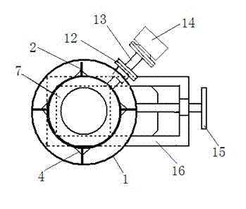 Unpowered natural powder discharging device