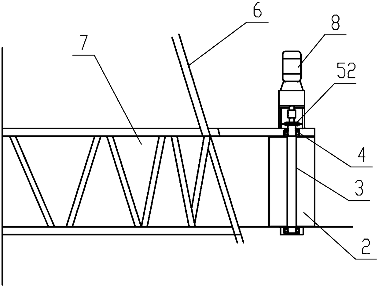 Device for automatically adjusting ventilation quantity of cooling tower