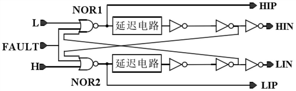 Ultrahigh-voltage insulated isolation IGBT half-bridge gate driving circuit