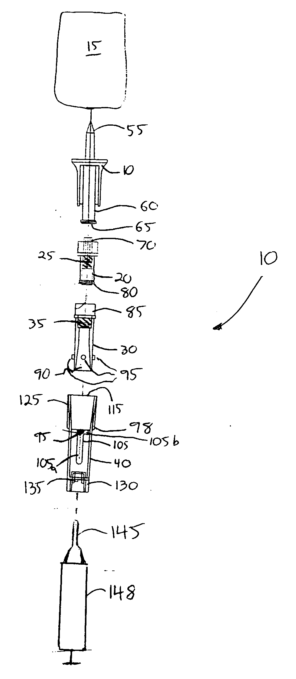 System and method for infusing toxins using safety set, connect set and cyto admin set