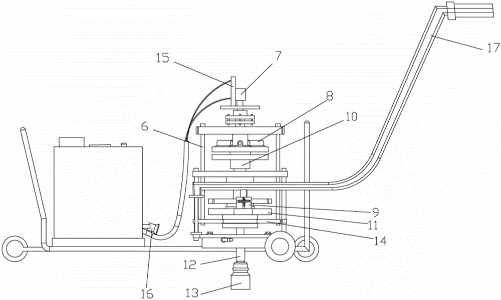 Numerical control constant torque vertical bolt wrench