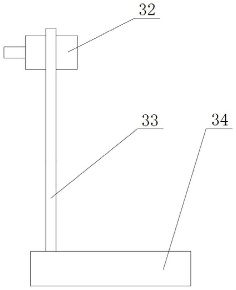 Device for separating metal impurities from superfine waste glass powder