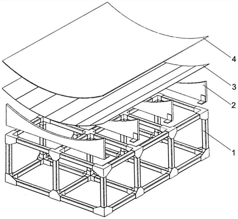 A low-cost modular composite molding tooling manufacturing method