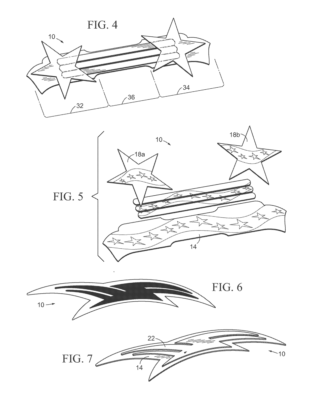 Nasal dilator with decorative design element