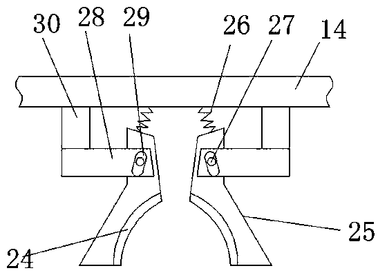 Drying device for optical polishing wafers