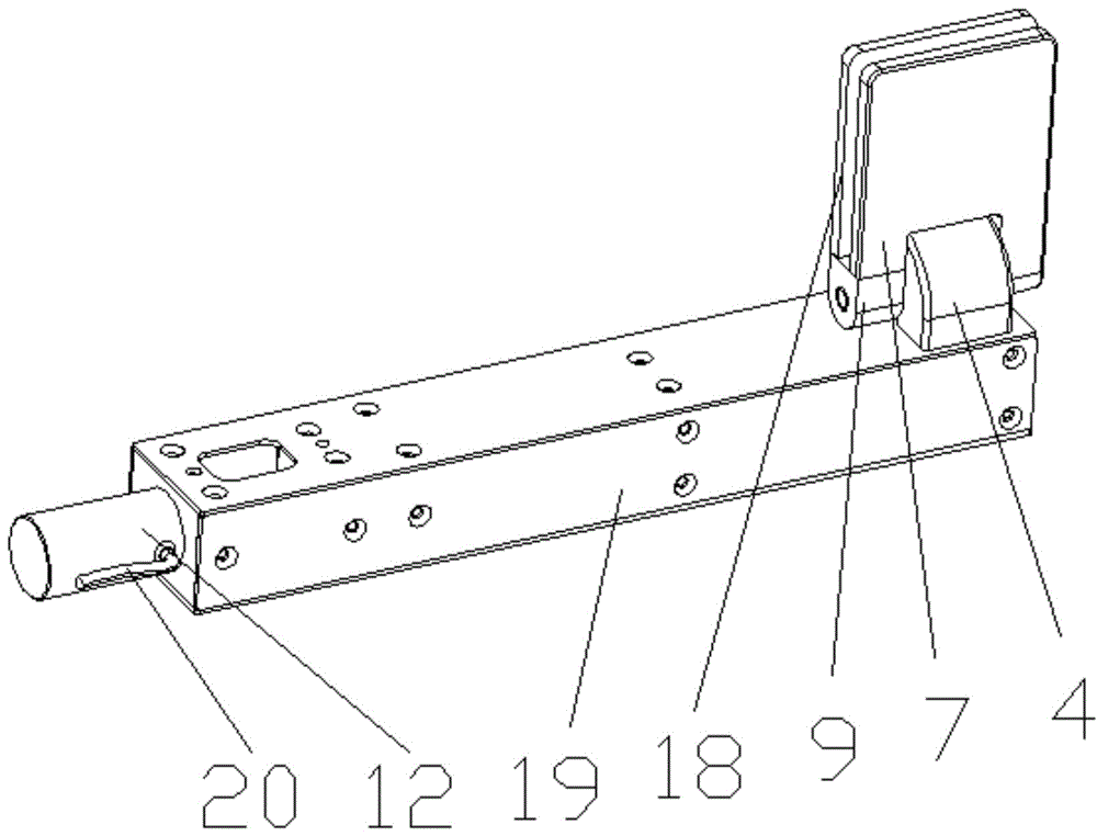 Shower room swing door electric drive