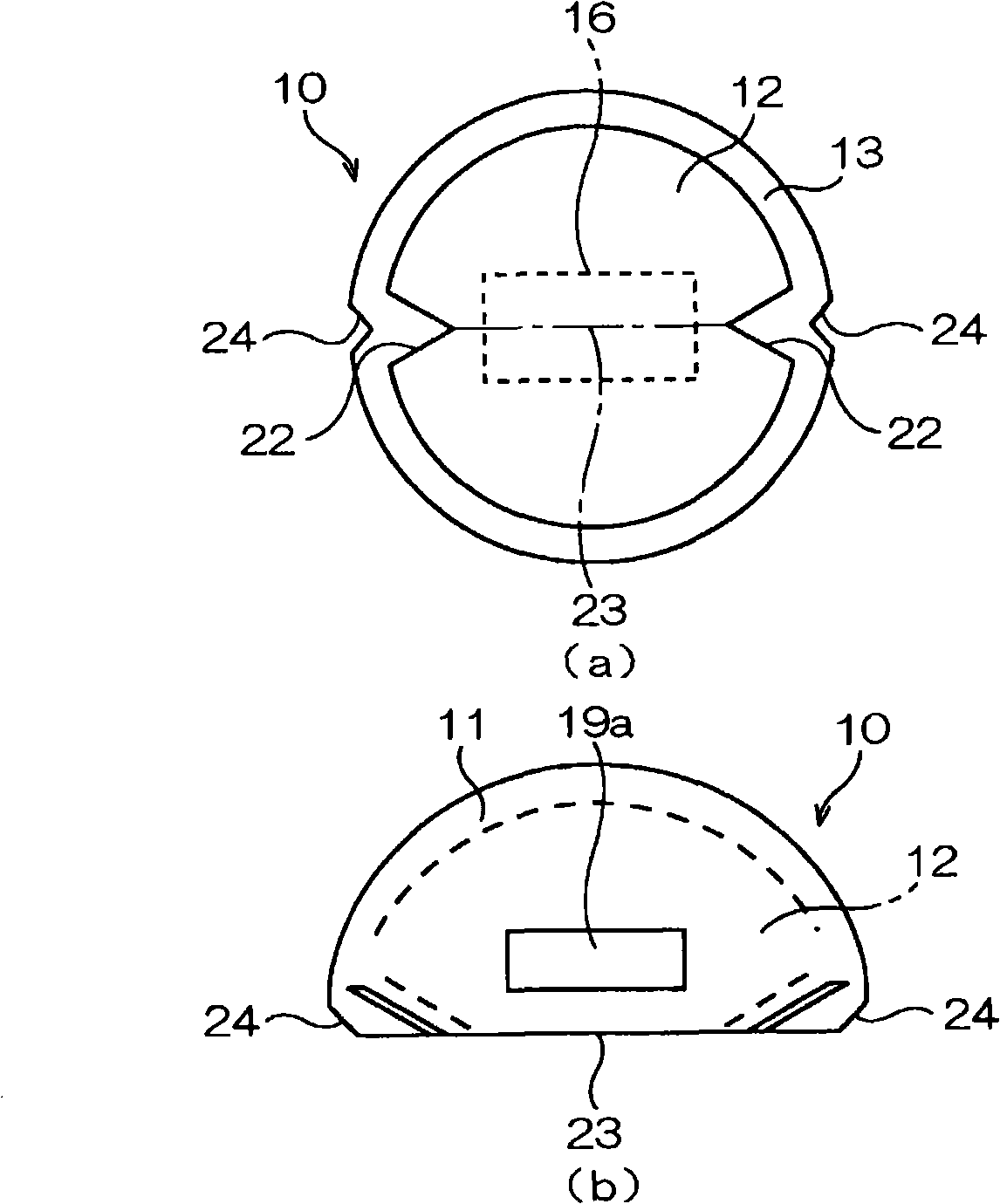 Absorbent breast pad and manufacturing method for the same