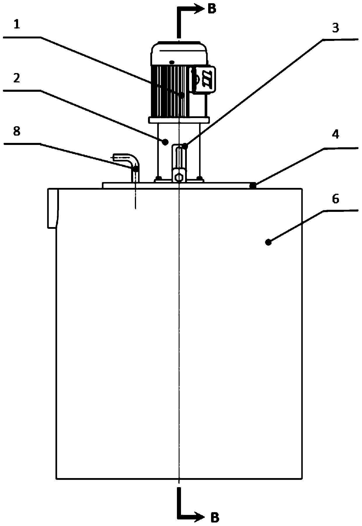 A device and method for preparing semi-solid aluminum alloy slurry with high quality and high efficiency