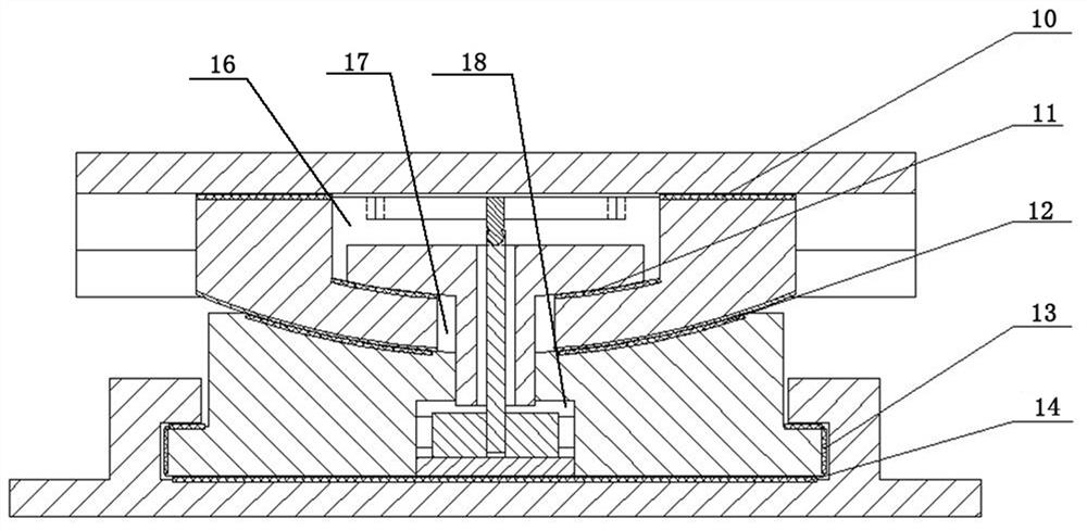 Tension and compression force measuring support