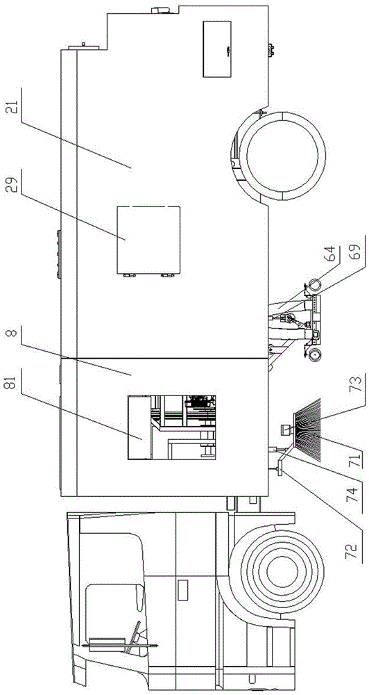 Auxiliary-power-free sweeper