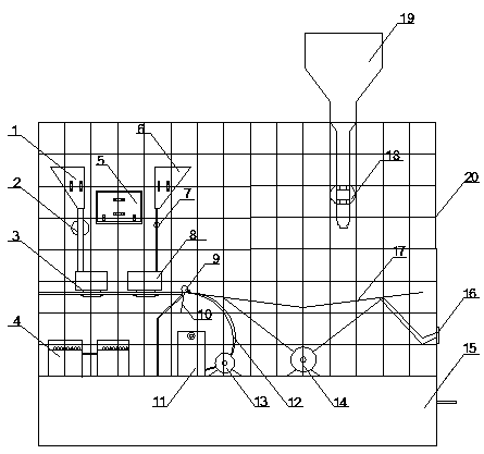 Full-automatic pet nursing device based on Internet large data analysis platform