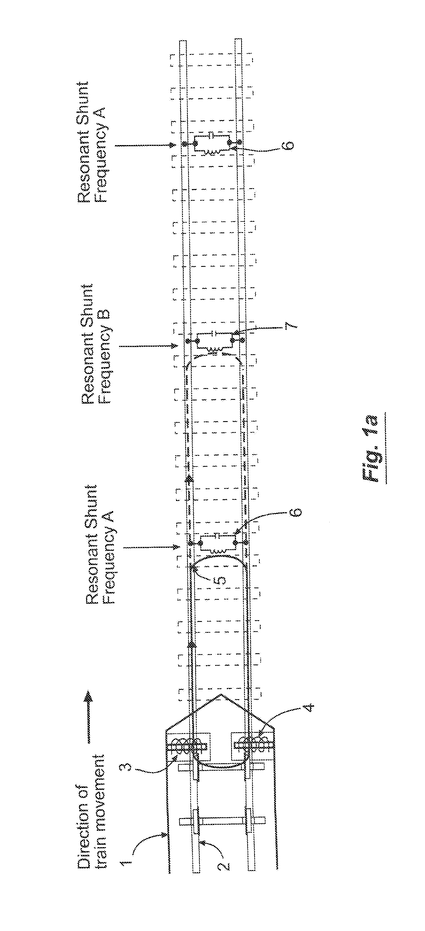 System and method for detecting broken rail and occupied track from a railway vehicle