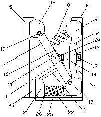 Collision structure of robot and robot