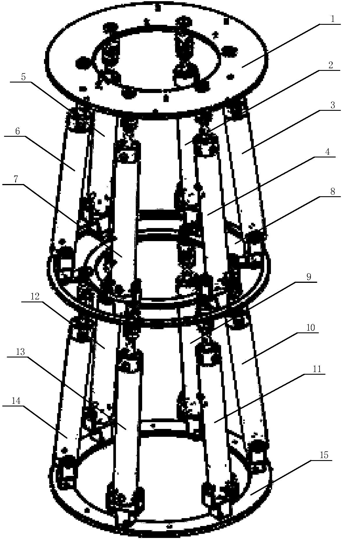 Humaniod robot based on air cylinder