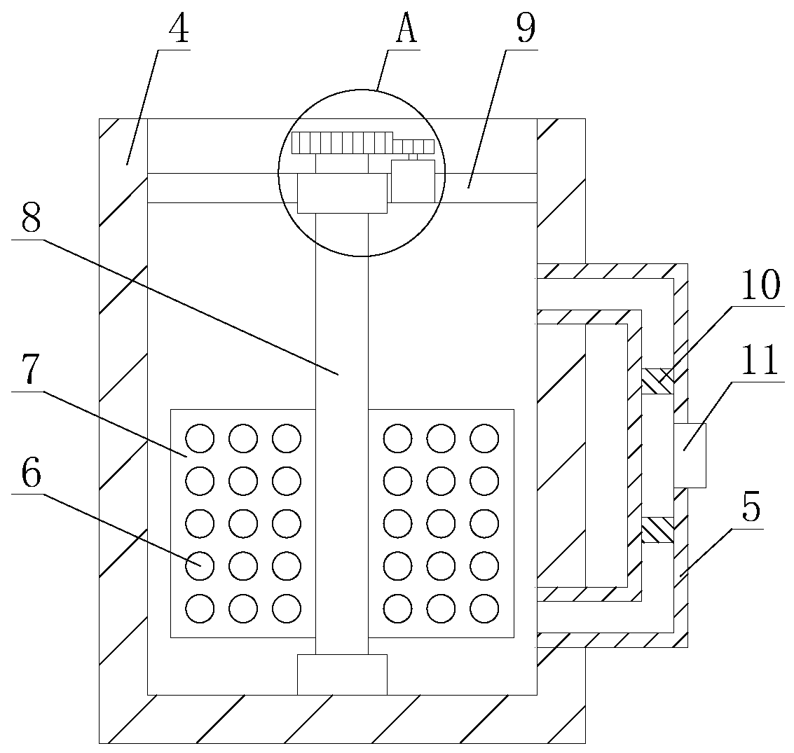 Drip irrigation device with pressure regulating function and capable of uniformly mixing fertilizers