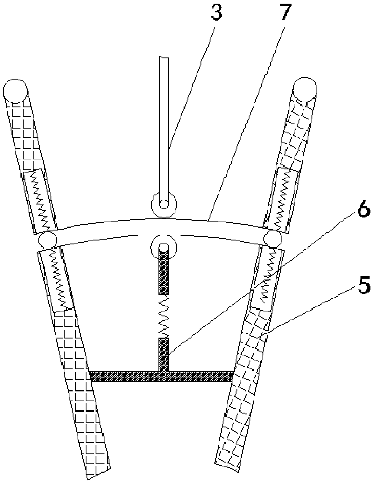 Circulating sewage treatment tank water inlet flow control valve