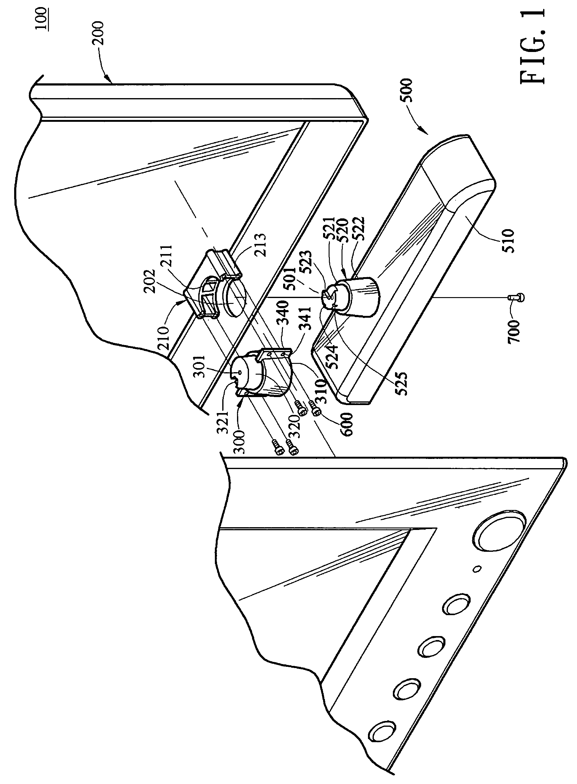 Thin display structure