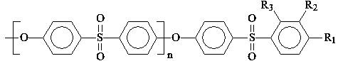 Polyether sulfone resin containing methoxy diphenyl sulfone ether group and its synthesis method and application