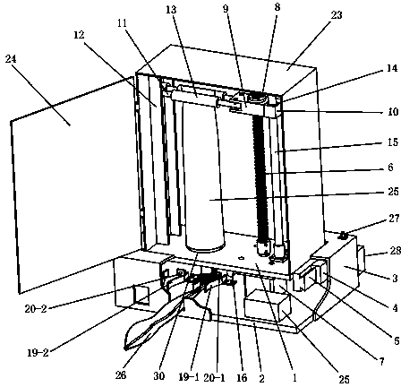 Automatic toothpaste squeezing machine