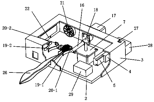 Automatic toothpaste squeezing machine