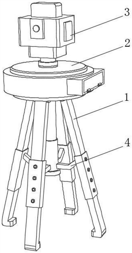 Stable surveying and mapping device for urban and rural planning