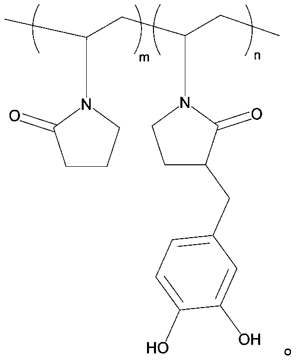 Polyvinylpyrrolidone-iodine bionic complex polymer and preparation method thereof