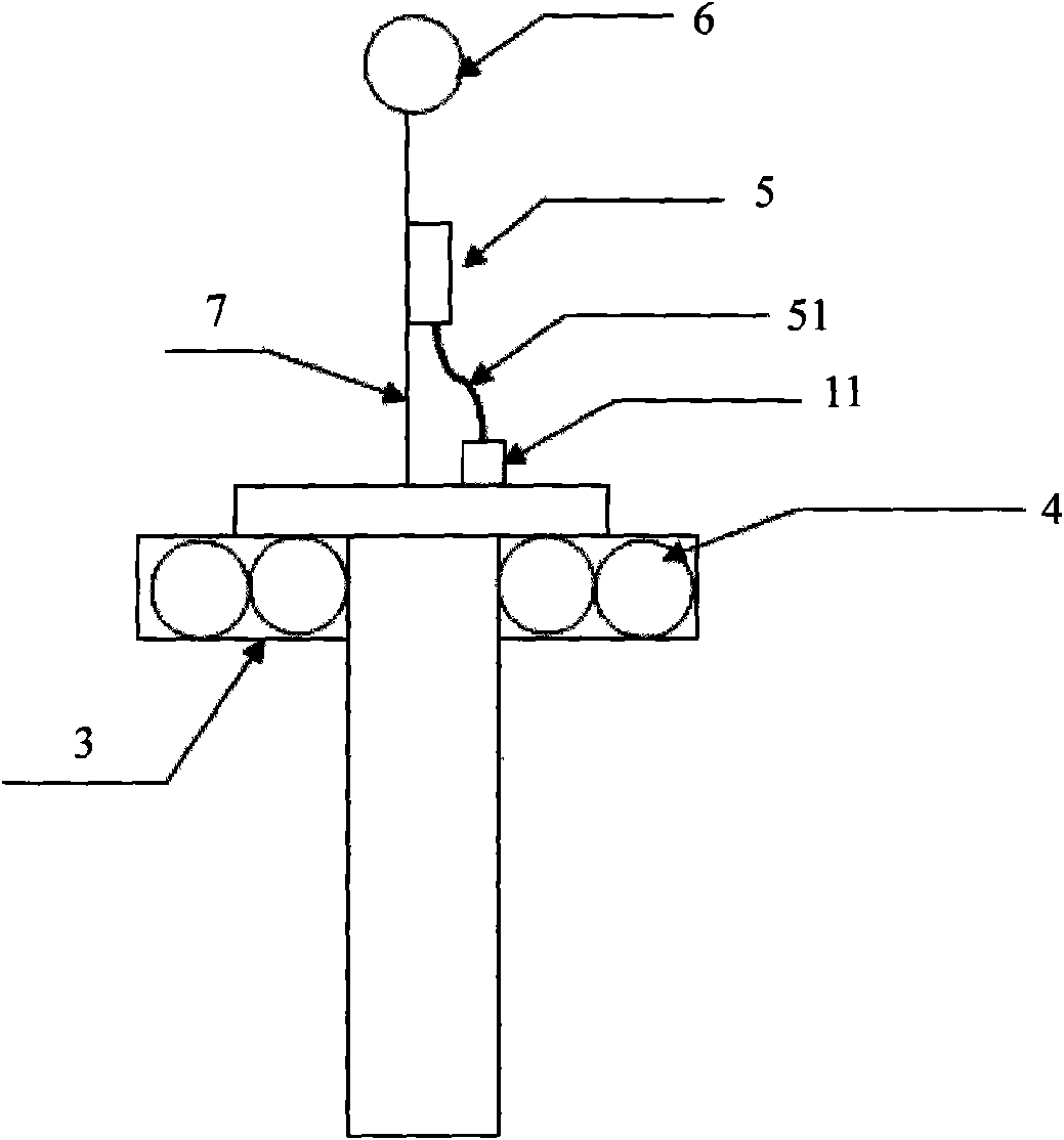 Water surface rainfall intensity measurement method based on rain sound spectrum and device thereof