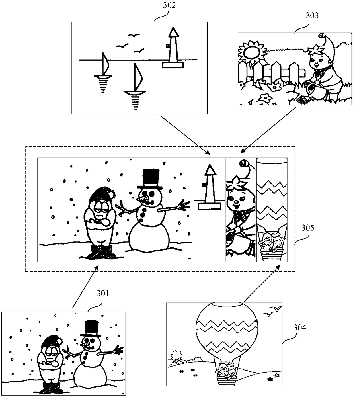 Display method and device