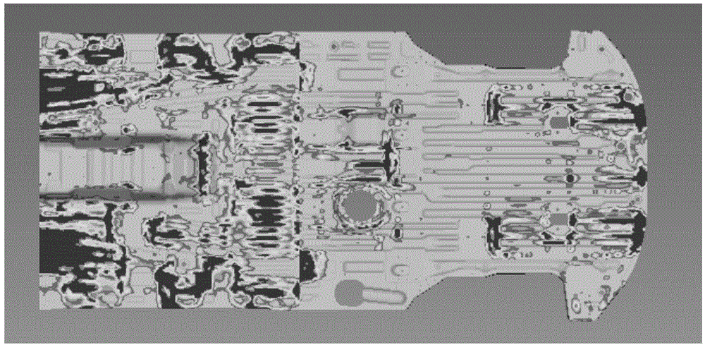 Structure optimization design method for automobile damping board