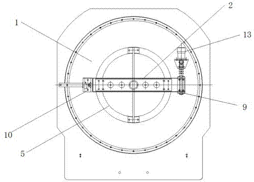 Automatic industrial washing machine door sealing device