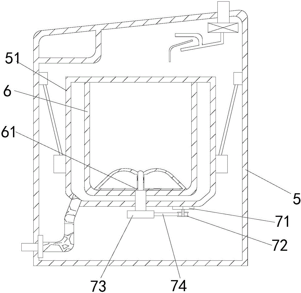 Wave washing machine