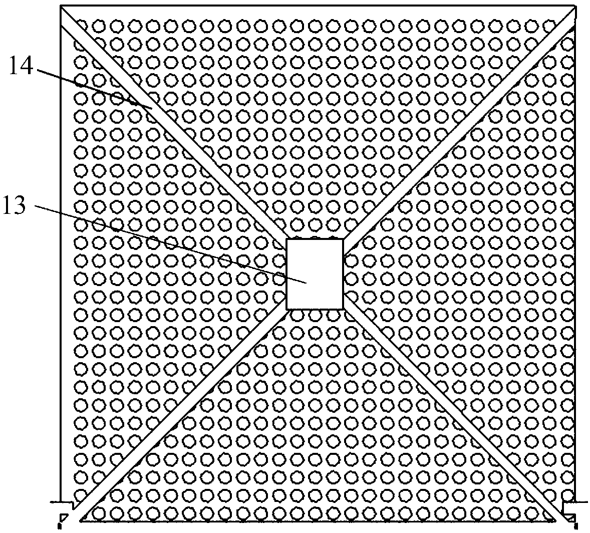 Automatic screening and proportional measurement device and method of fine particles for architecture