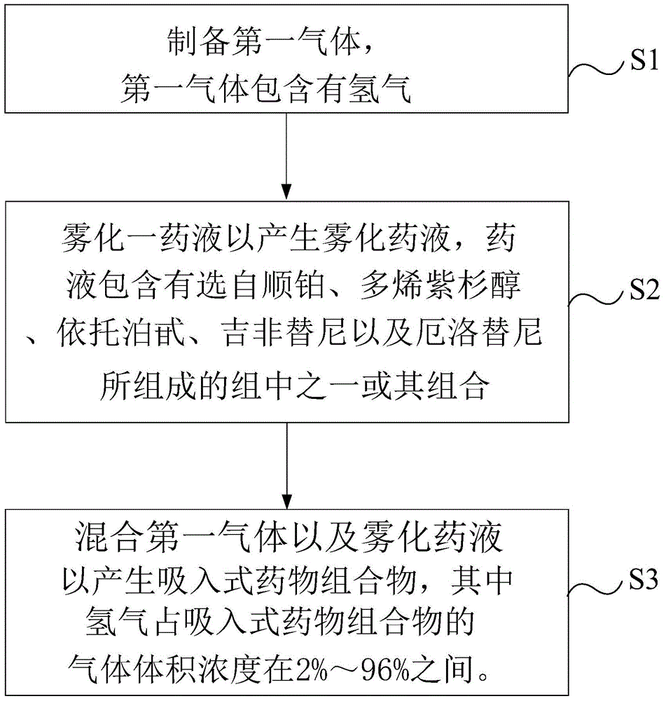 Inhalation-type pharmaceutical composition for the treatment of lung cancer and preparation method thereof