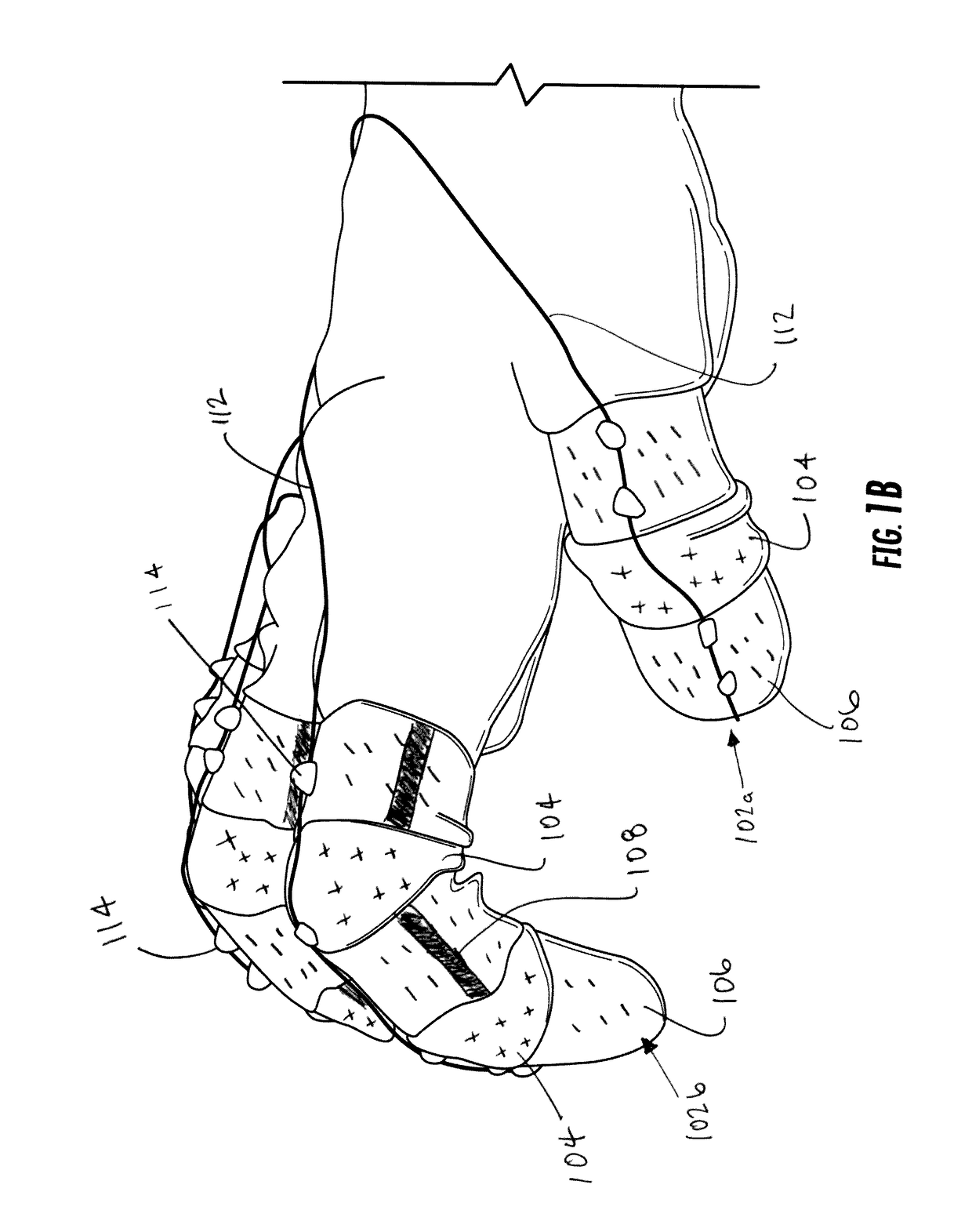 Wearable Devices, Wearable Robotic Devices, Gloves, and Systems, Methods, and Computer Program Products Interacting with the Same