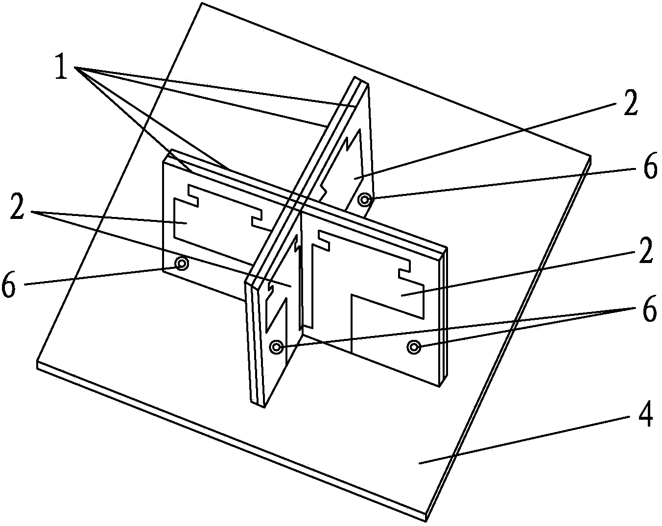 Broadband dual-polarized printed dipole antenna capable of integrating balun feeds