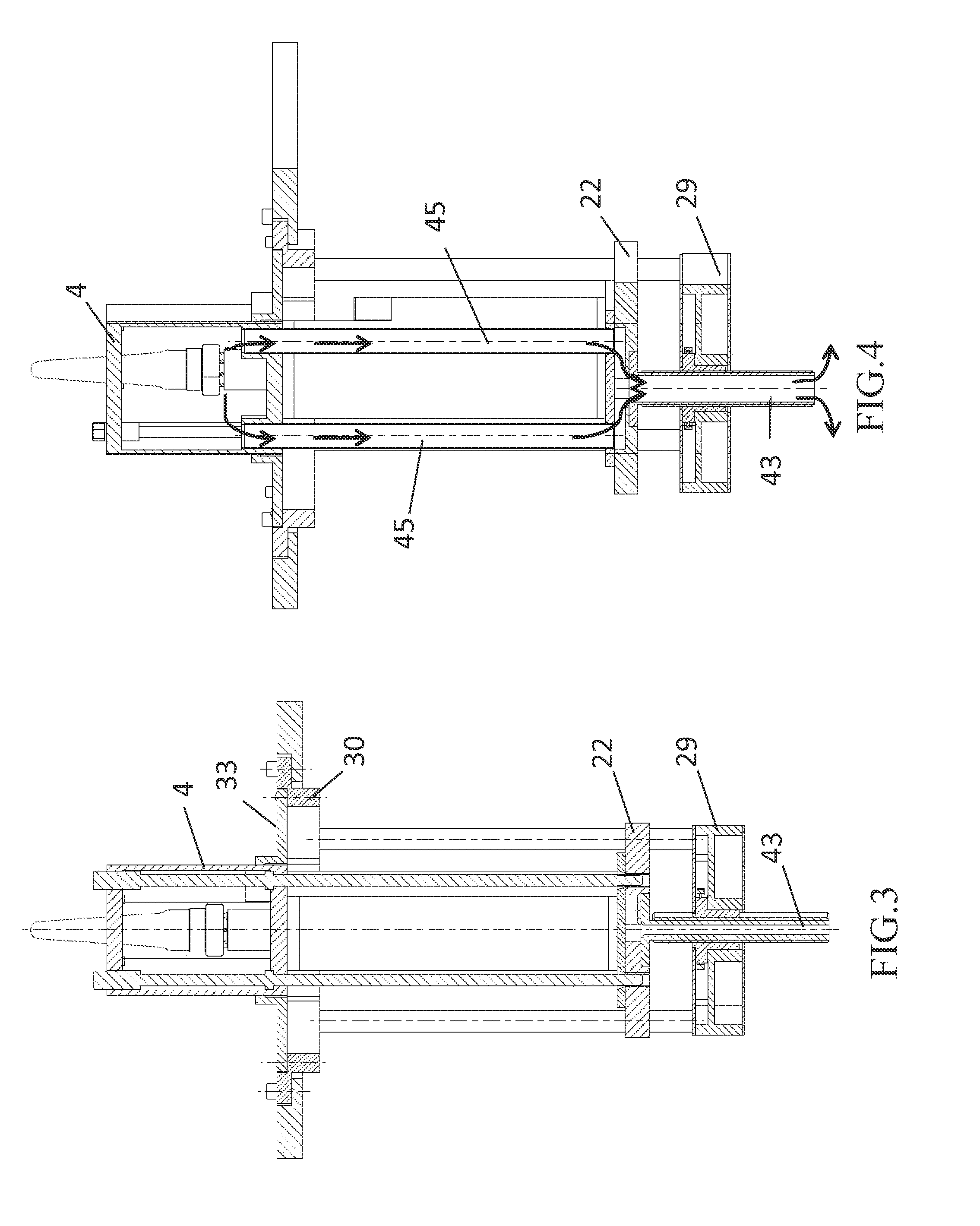 Machine for the production of hollow glass