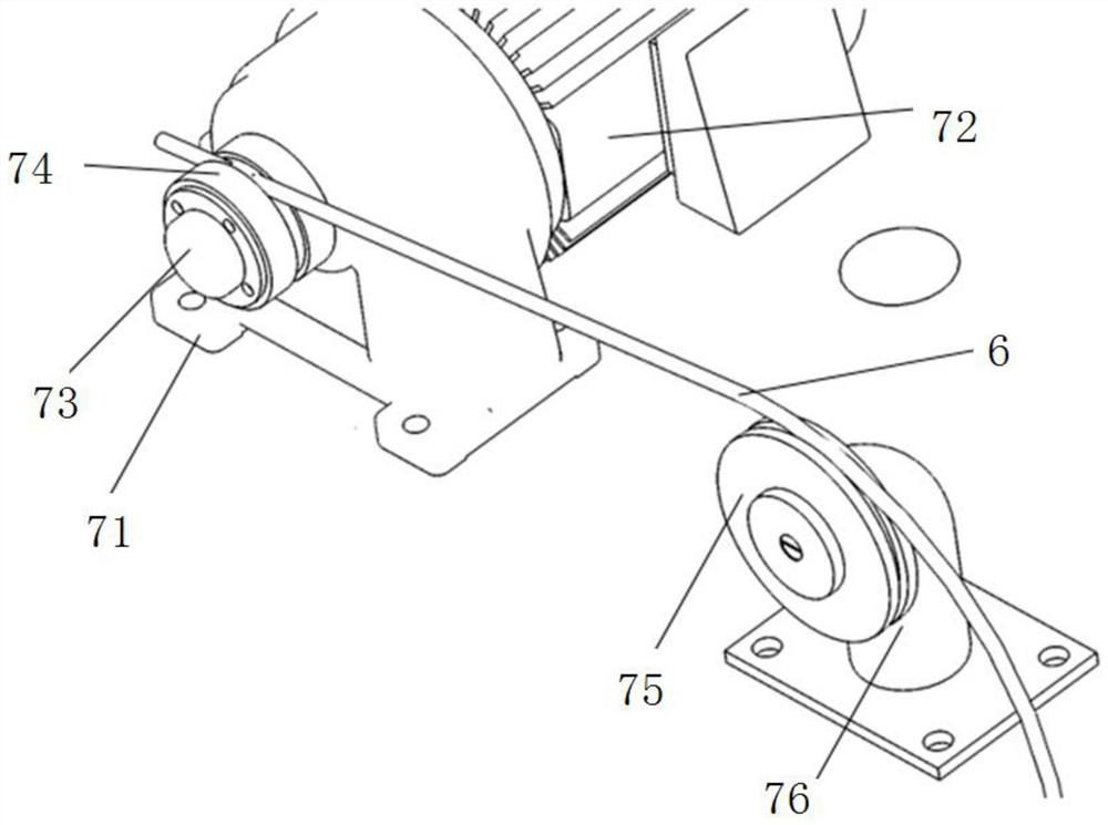 Continuous stretch-draw integrated robot driven by multiple sections of ropes