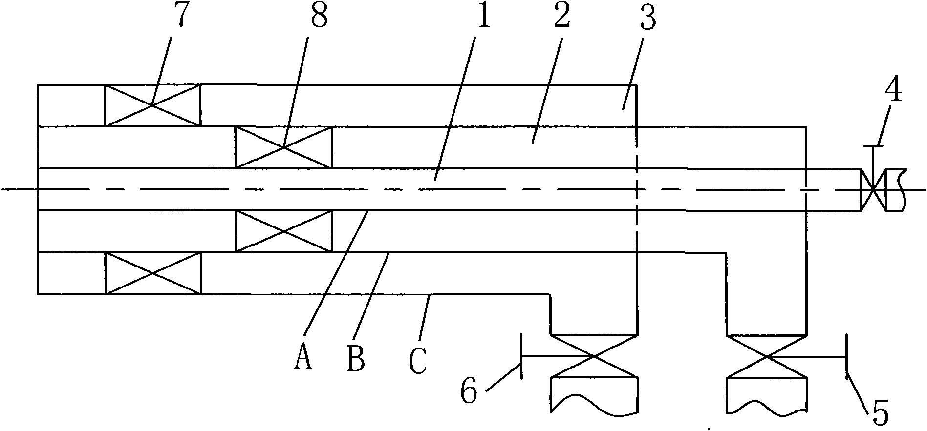 Over-fire-air device for different load pulverized-coal fired boilers