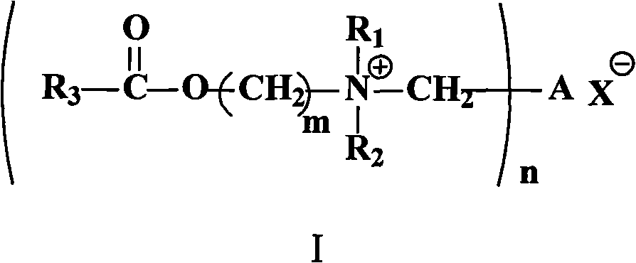 Degradable cationic Gemini surface active agent