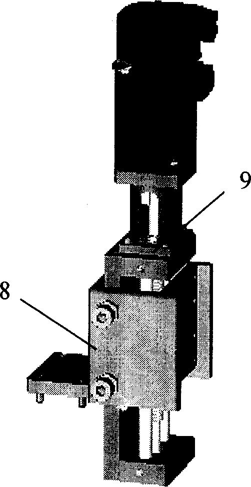 Tri-dimensional oral prosthesis in vitro grinding and repairing emulated testing machine