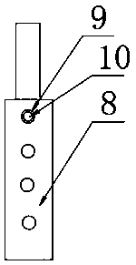 Handling device used for processing of electric three-wheeler parts