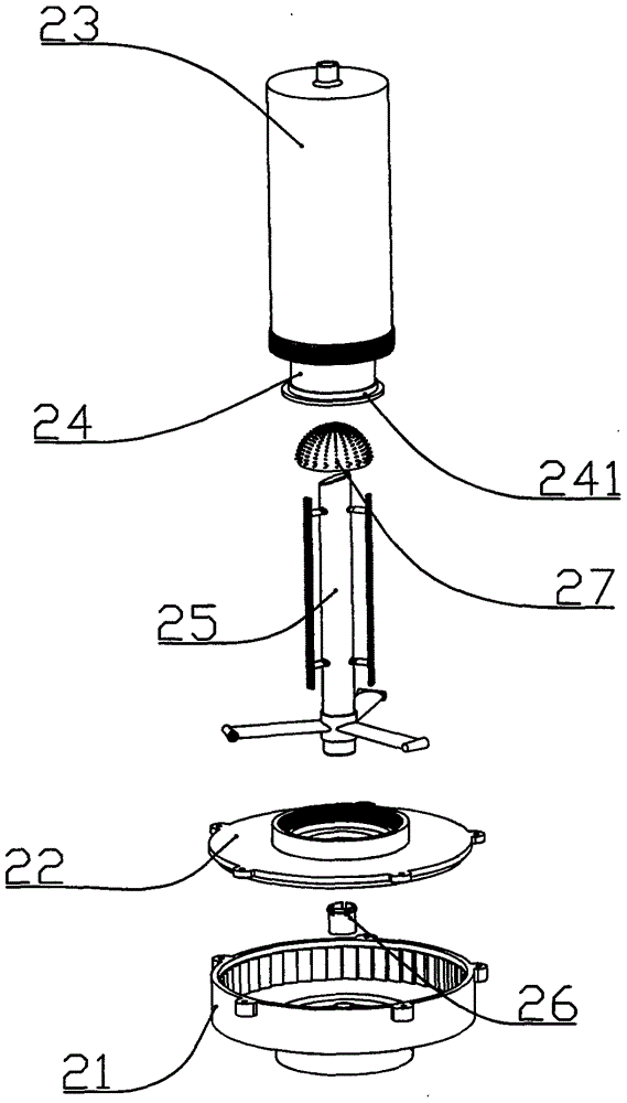 Ceramic filter element water purifier with self-cleaning function