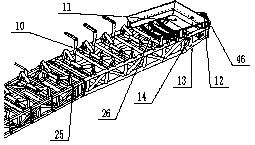 Walking belt type transferring system