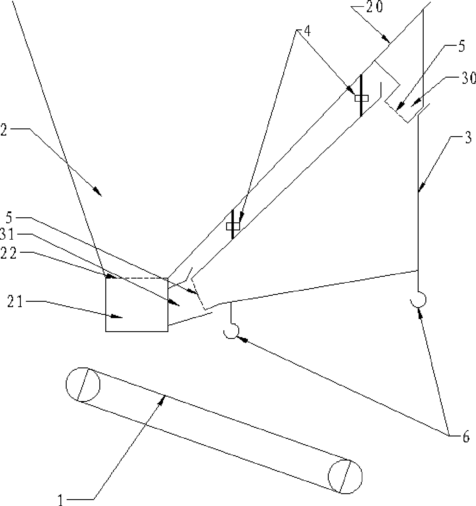 On-line matter verifying device and method for belt feed weigher