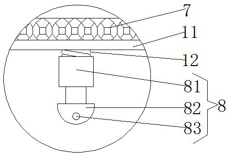 Household rotary clothes airing device