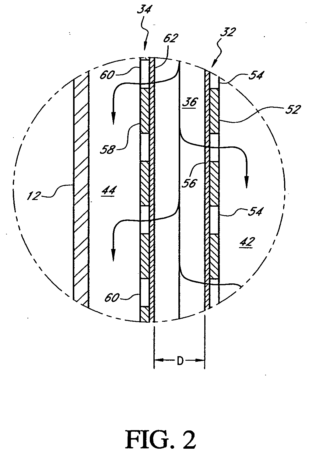 Displacement filter apparatus and method