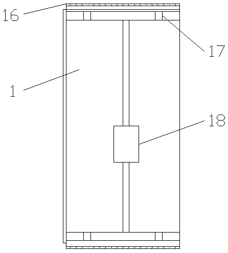 Coal mine air door locking device