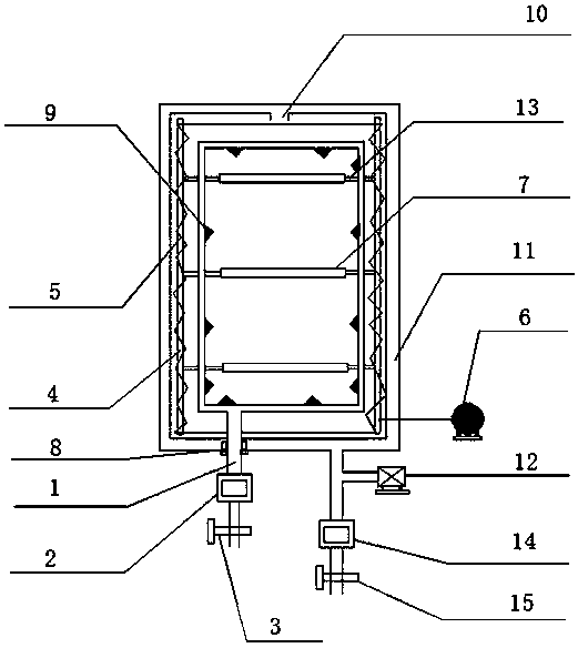 Organic waste gas catalytic combustion device